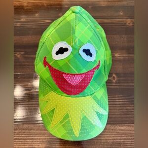 The Muppets Unisex Kermit Green Plaid Patchwork Style Baseball Cap O/S